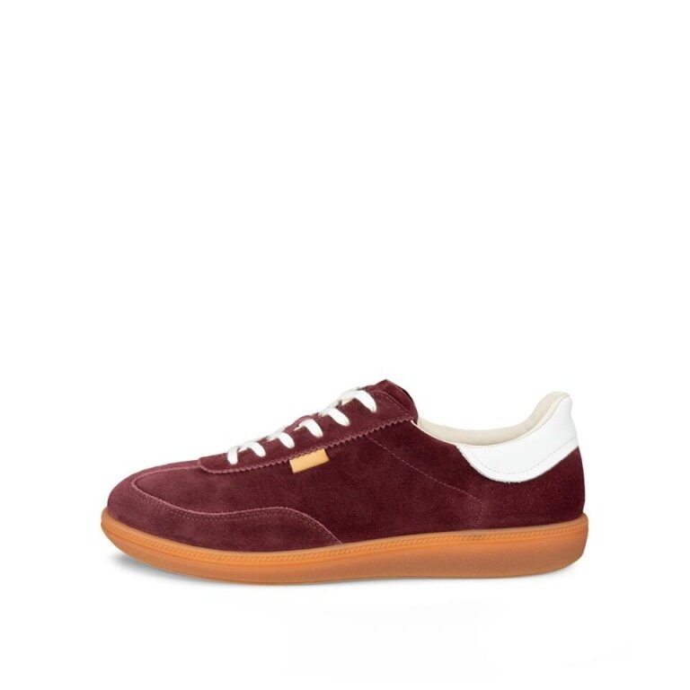 ECCO Soft 11 Sneakers (Suede) burgundy for women