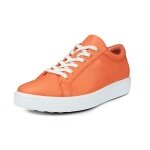 ECCO Sneaker Soft 60 (ECCO Leather) Coral Red Women