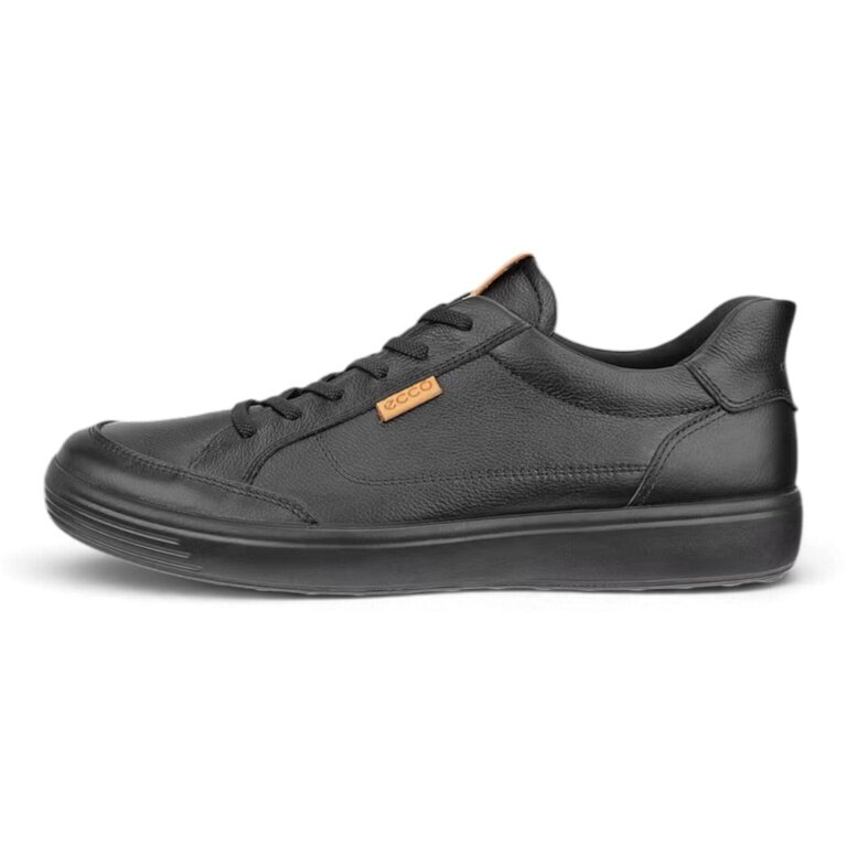 ECCO Soft 7 Sneakers (Full-grain Leather) 2026 Black Men's