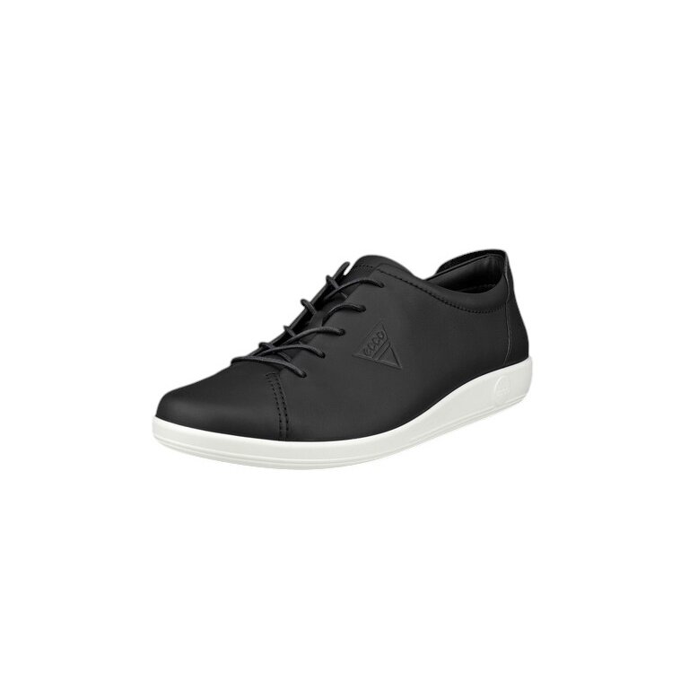 ECCO Soft 2.0 Anniversary Sneakers (ECCO Leather) black ladies