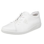 ECCO Soft 2.0 Anniversary Sneakers (ECCO Leather) white ladies