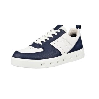 ECCO Sneaker Street 720 GTX (smooth leather, waterproof) dark blue/white men's