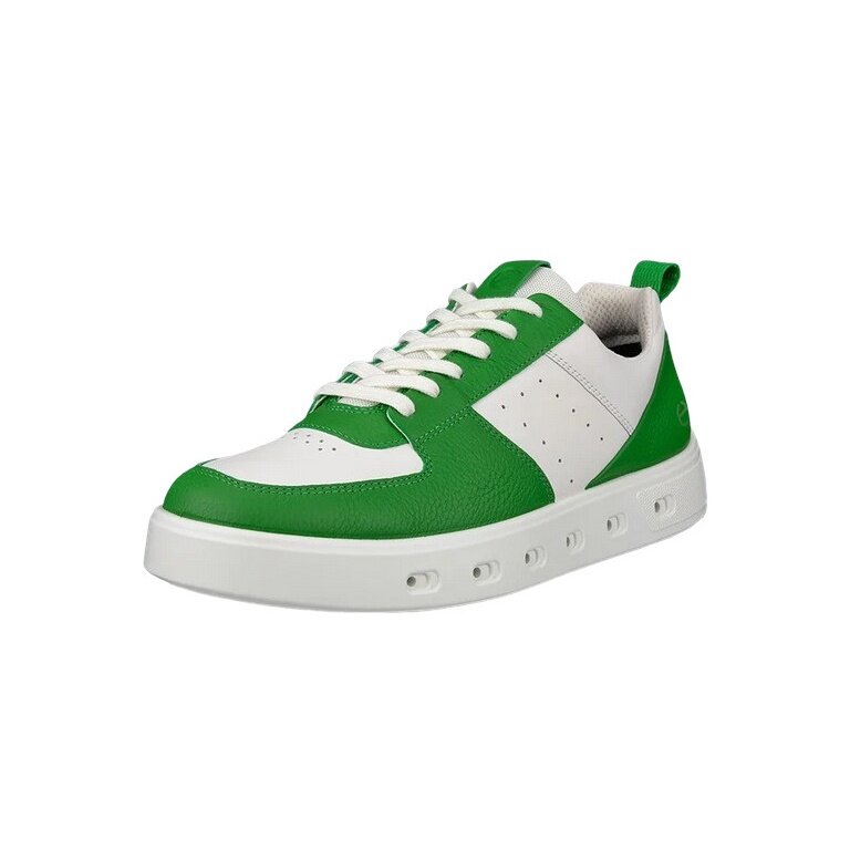 ECCO Sneaker Street 720 GTX (smooth leather, waterproof) green/white men's