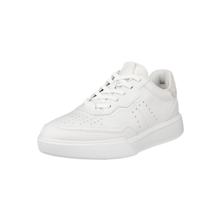 ECCO Street Court Lea Sneakers (Premium Leather) white ladies