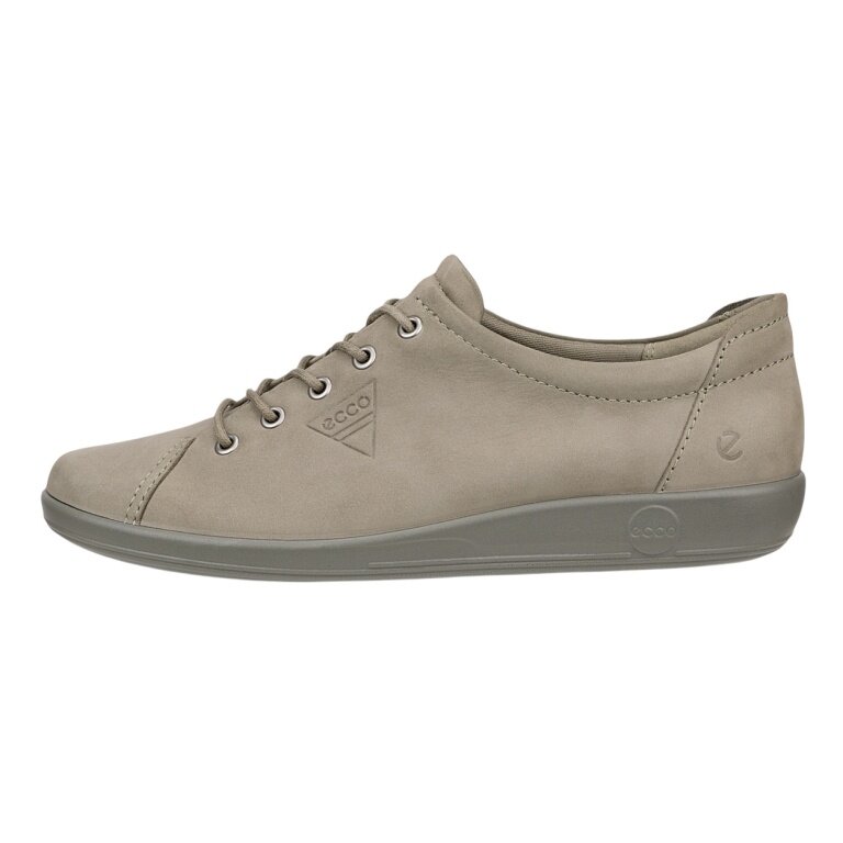 ECCO Sneaker Soft 2.0 Tie (light and flexible sole) grey ladies