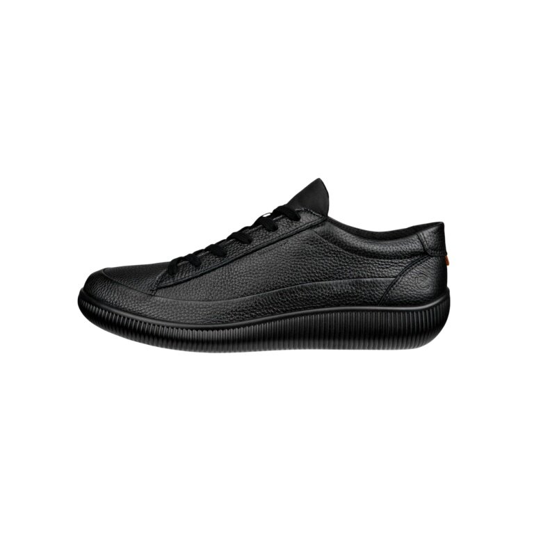 ECCO Soft Zero WP Sneakers (Premium Leather, Waterproof) black men's