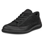 ECCO Soft Zero WP Sneakers (Premium Leather, Waterproof) black ladies