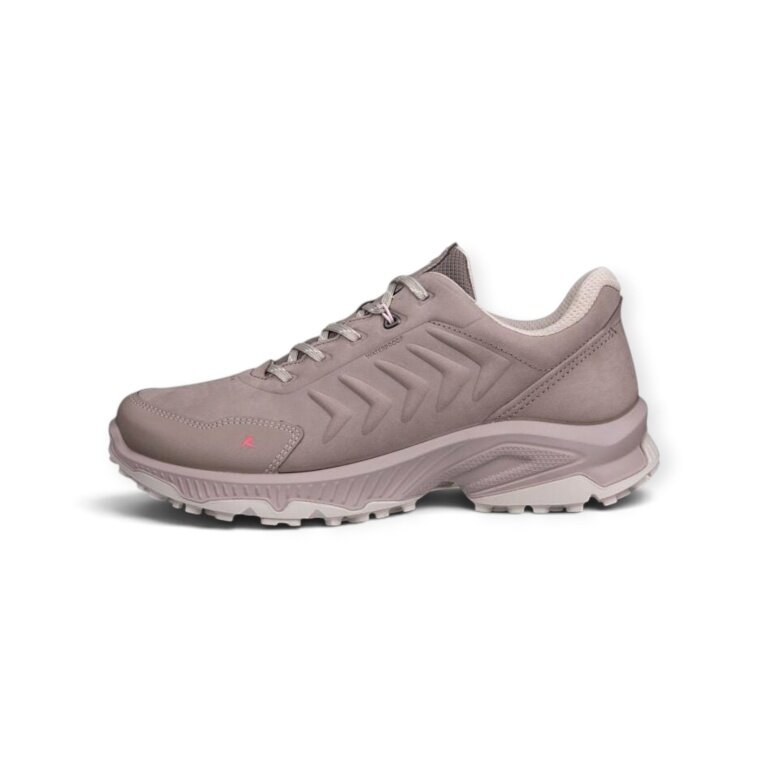 ECCO Receptor XP WP Walking Shoes (Nubuck Leather, Waterproof) Grey Ladies