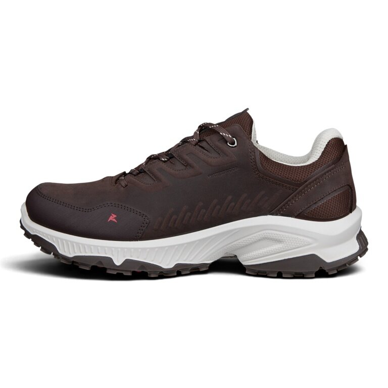 ECCO Hiking Shoes Receptor XP WP (Nubuck Leather, Waterproof) Dark Brown Men's