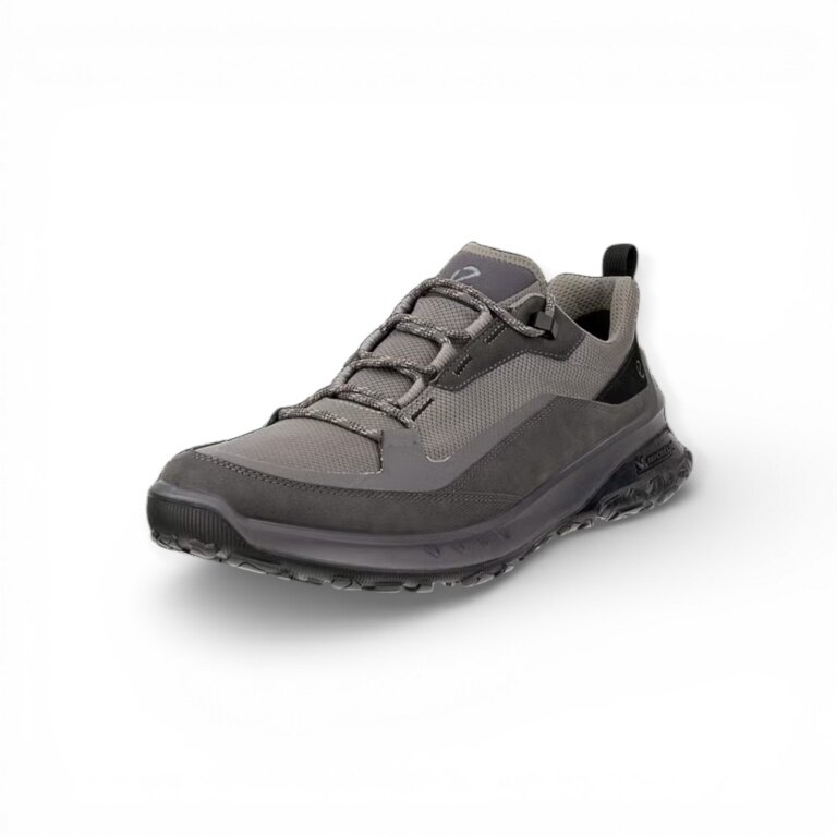ECCO ULT-TRN Low Hiking Shoes (waterproof, nubuck leather) magnet grey men's