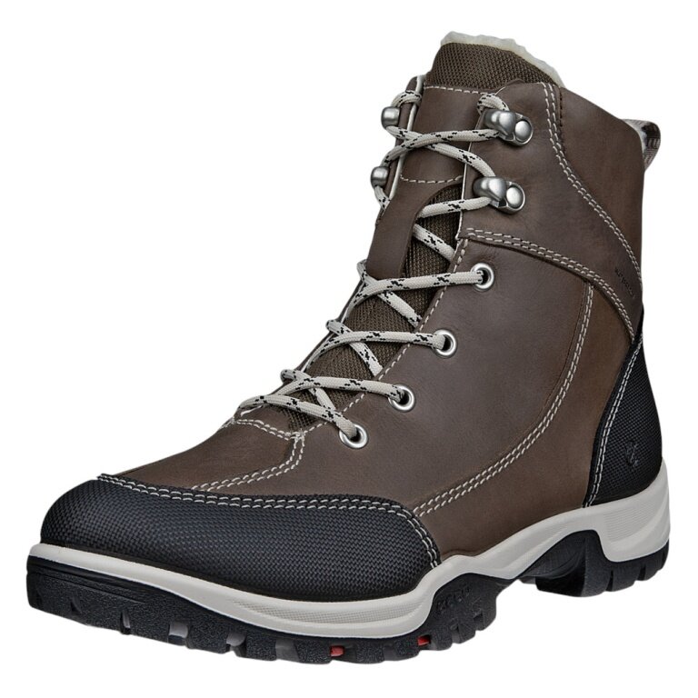 ECCO Winter Boots Xpedition III WP/WL (Nubuck Leather, Waterproof, Warm) Brown/Black Ladies