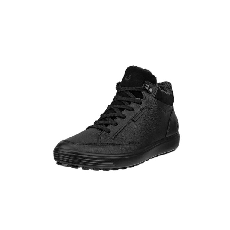 ECCO Winter Shoes Soft 7 Tred GTX (Nubuck Leather, Waterproof) Black Ladies