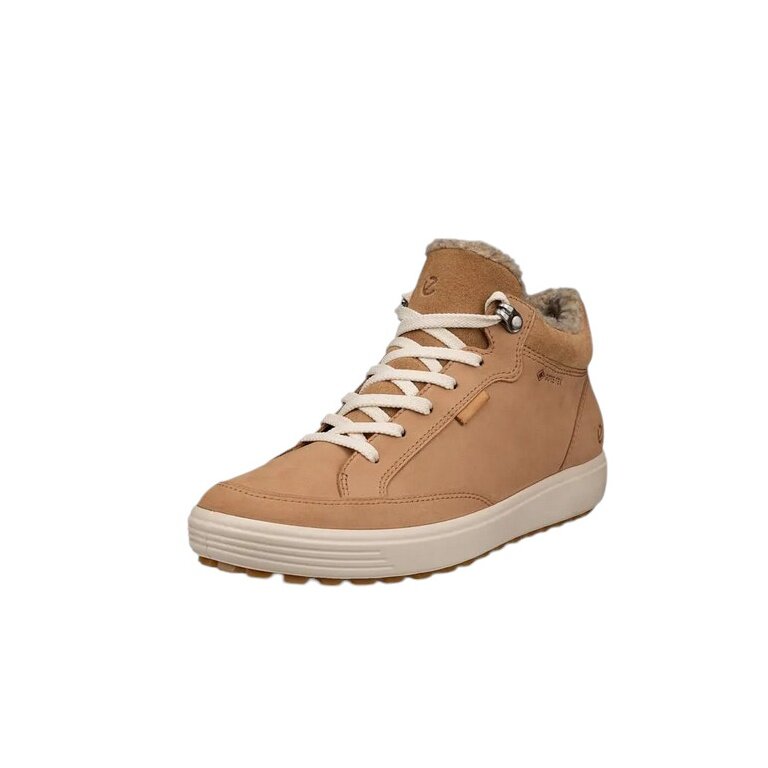 ECCO Winter Shoes Soft 7 Tred GTX (Nubuck Leather, Waterproof) Brown Ladies