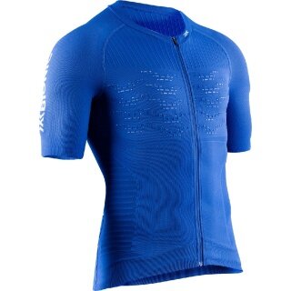 X-Bionic Bikeshirt Cycling Effektor 4D Full-Zip short sleeve blue Men
