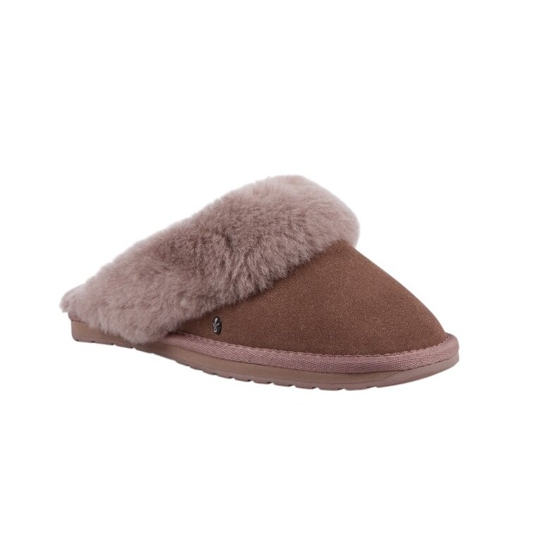 EMU Australia Slippers Jolie (Wildleder, Sheepskin) mocha brown Ladies