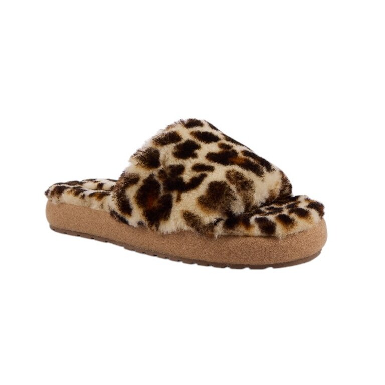 EMU Australia Slippers Mckay Leopard (Sheepskin) brown Ladies
