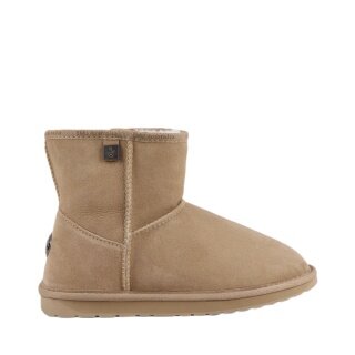 EMU Australia Winter Boots Platinum Stinger Slim Mini (Sheepskin, Suede) sand brown Ladies