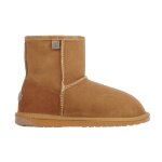 EMU Australia Winter Boots Platinum Stinger Slim Mini (Sheepskin, Suede) Chestnut Brown Ladies