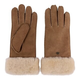 EMU Australia Winter Gloves Apollo Bay - soft lambskin lining - brown - 1 pair