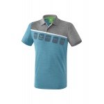 Erima Sport Polo 5C (100% Polyester) light blue/grey Men