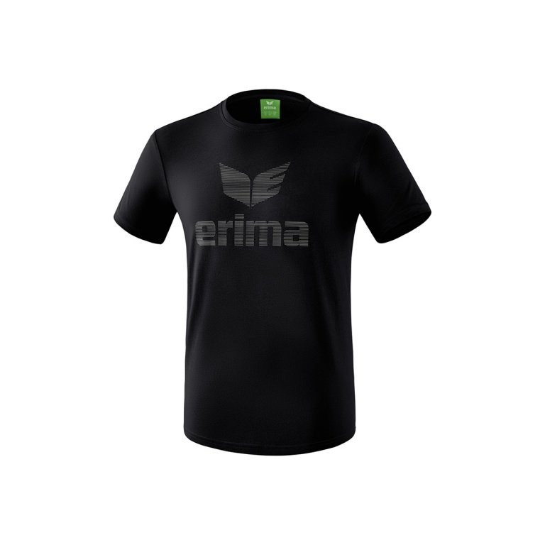 Erima Sport T-shirt Essential - Cotton blend - black/grey Men
