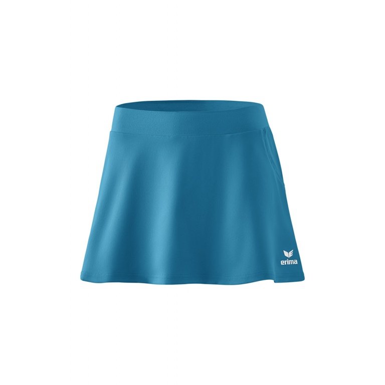 Erima Tennis Skirt Tennis with Integrated Shorts Light Blue Women