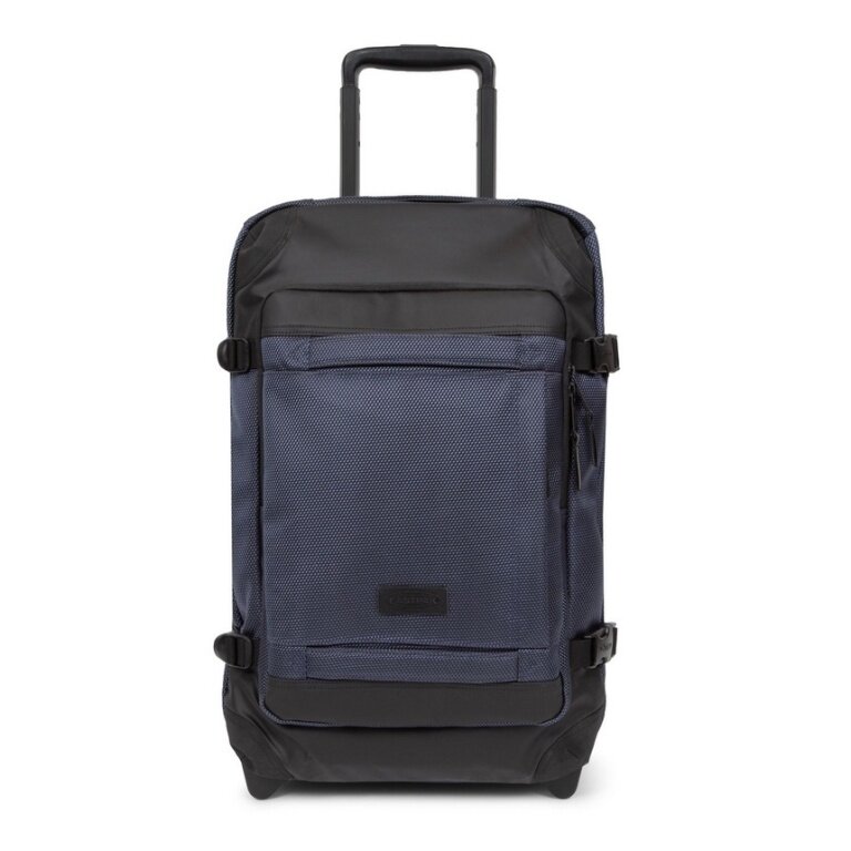 Eastpak Travel Duffle Bag Tranverz CNNCT S (42 Litres) with Wheels Navy Blue