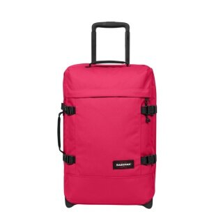 Eastpak Travel Holdall Tranverz S (42 Litres) with Wheels Saffron Red - Magenta