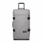 Eastpak Travel Holdall Tranverz M Pebble Grey (78 Litres) with wheels grey