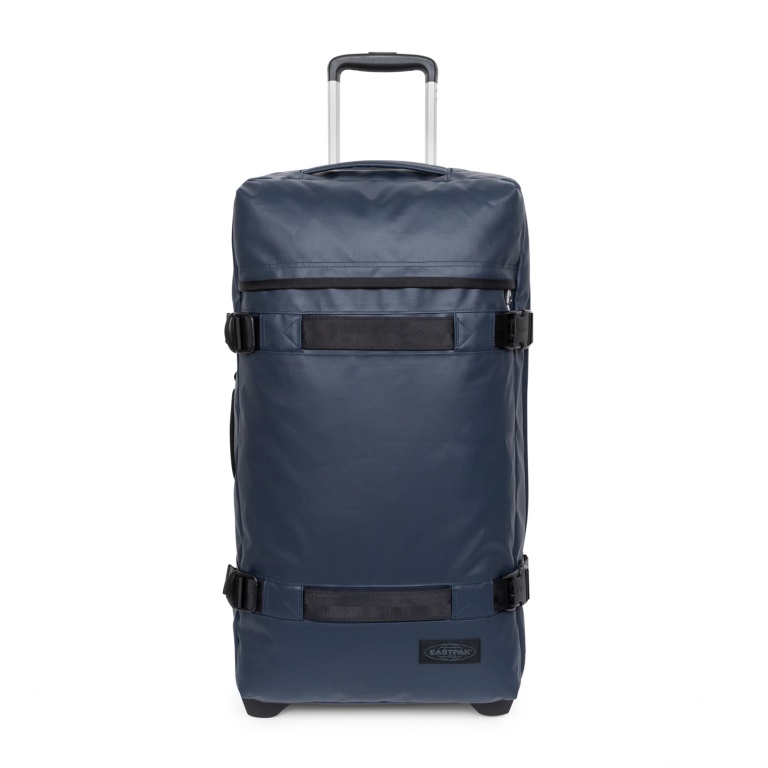 Eastpak Travel Holdall Transit'r M with Wheels (78 Litres) Navy Blue