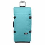 Eastpak Travel Bag Tranverz L Waterfall Blue (121 Litres) with Wheels Light Blue