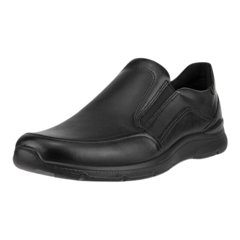 ECCO Everyday Travel Shoes Irving (Full Grain Leather, Slip-On) black Men's