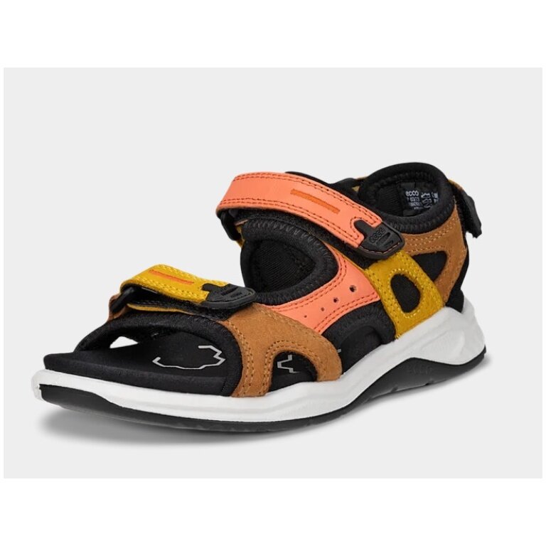 Ecco Sandal X-trinsic (Nubuck leather) coral/red/multicoloured Kids
