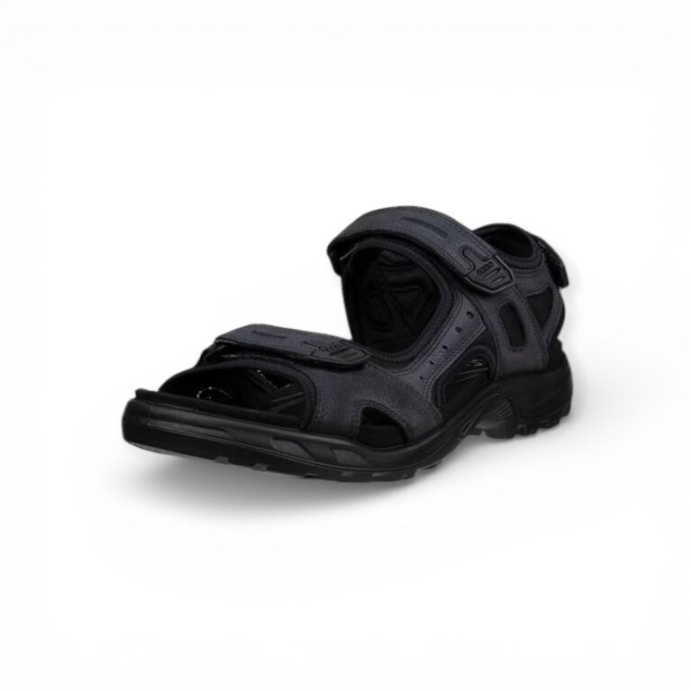ECCO Yucatan Sandal (Offroad) Leather Black Men's