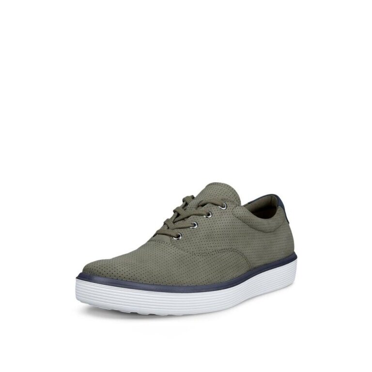 ECCO Soft 60 Sneakers (Nubuck Leather) Olive Green Men's