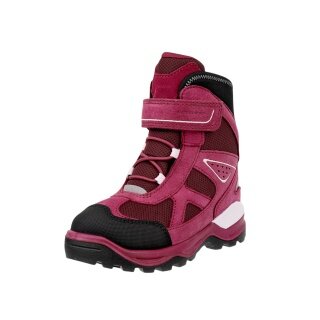 Ecco Winter Boots Snow Mountain (Nubuck Leather/Textile, waterproof) pink/plum girls