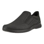 ECCO Everyday Travel Shoes Irving (Nubuck Leather, Slip-On) black Men's