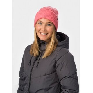 Polar Bear Beanie (Beanie) Salma 2.0 - Merinomix, Ribbed Structure - Pink - 1 Piece