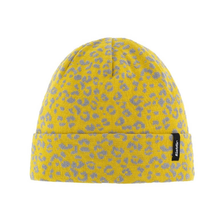Eisbär Beanie (Beanie) Banto RL (Merinomix) yellow/grey - 1 piece