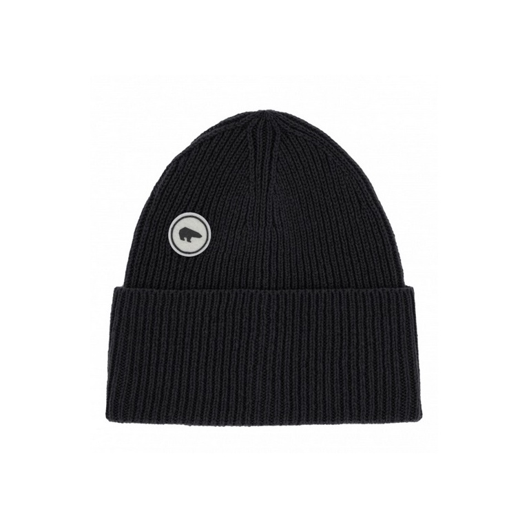 Polar Bear Beanie Kalea - Cashmere - black