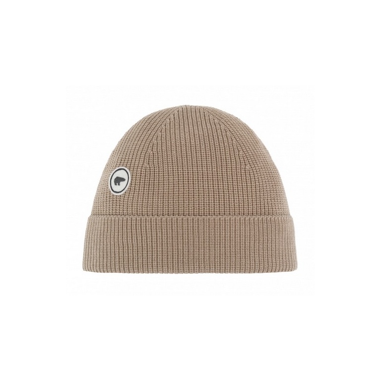 Polar Bear Beanie Mino - Merino Wool - beige