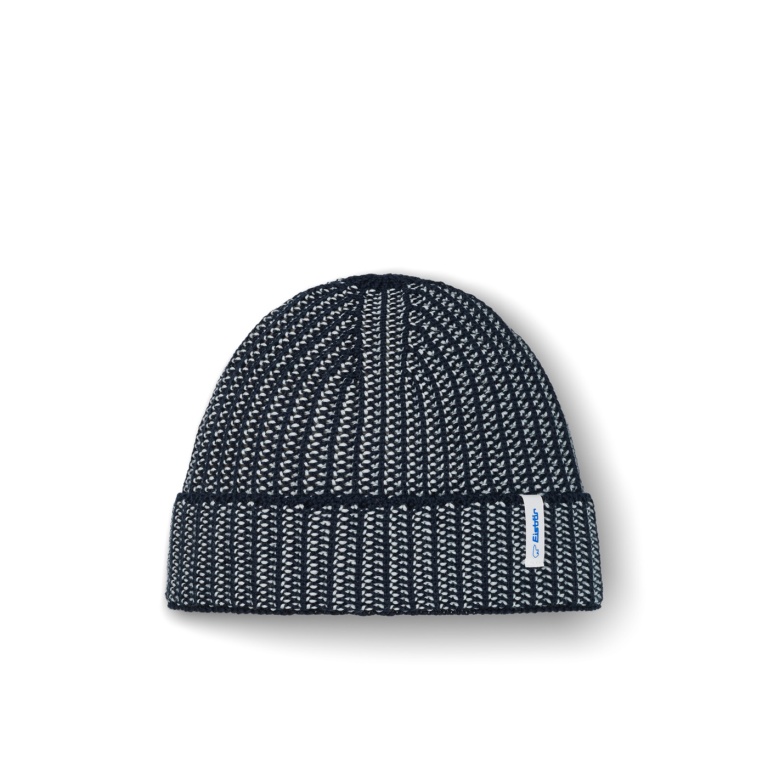 Polar Bear Beanie Sorrak - Merinomix - midnight blue/fjord - 1 piece