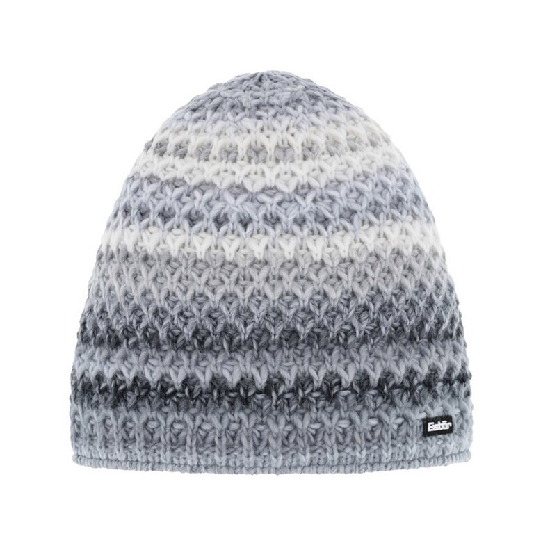 Eisbär Beanie Bao - Merinomix - milk white/grey