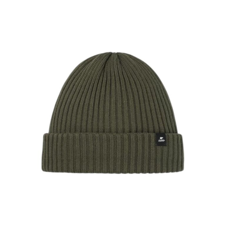 Polar Bear Beanie (Beanie) Ribbed MÜ 2.0 Rib Structure - Dark Green - 1 Piece