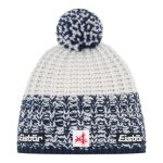 Polar Bear Hat (Pom Pom) Refocus SA - Merinomix - cobalt blue/white - 1 piece
