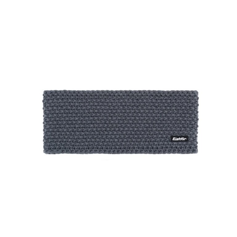 Polar Bear Headband Jamies (Lining made from fleece merino wool) dark grey ladies