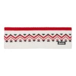 Polar Bear Headband Vincent Nordic Merinomix - white/red - 1 piece