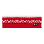 Polar Bear Headband Vincent Nordic Merinomix - red/white - 1 piece