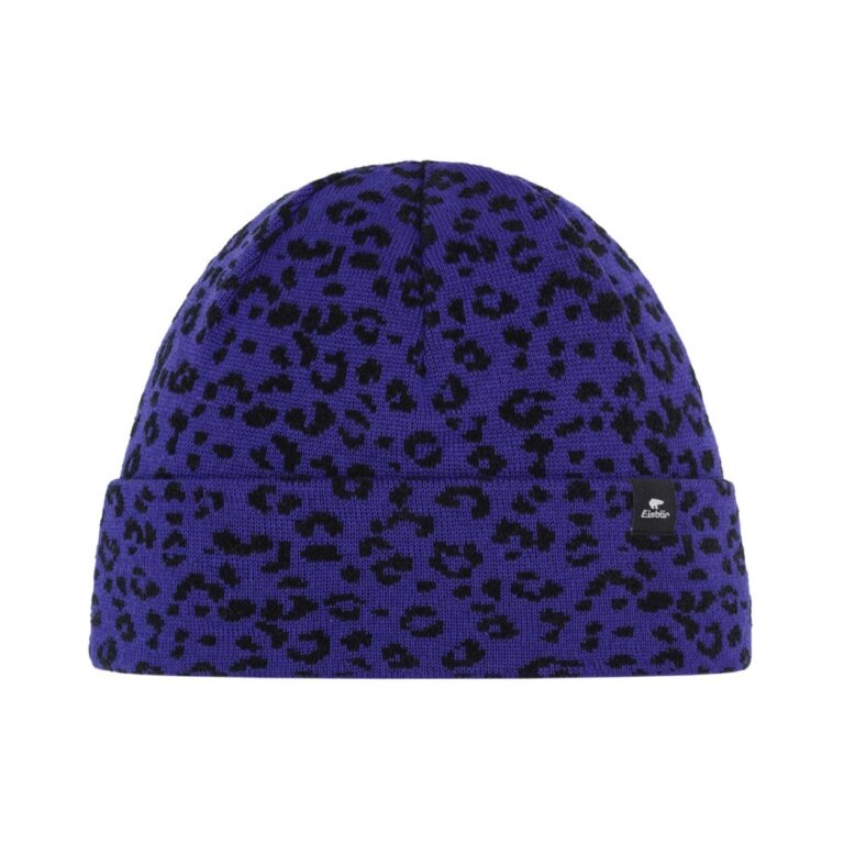 Polar Bear Winter Hat (Beanie) Banto - Ladies Violet/Black - 1 Piece