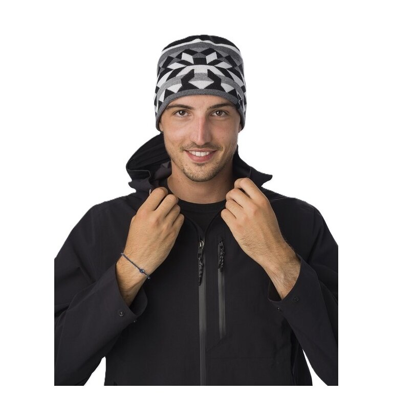 Polar Bear Winter Hat (Beanie) Pixie - anthracite grey/white - 1 piece